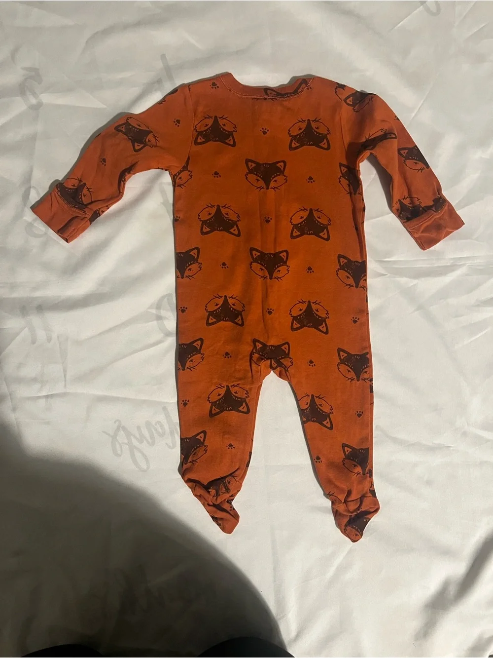 Set of Five Old Navy Baby Neutral and Printed Zip Up Footies Size 3-6 Months